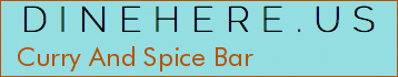 Curry And Spice Bar