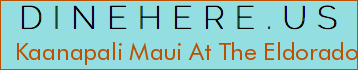 Kaanapali Maui At The Eldorado