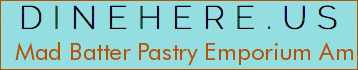 Mad Batter Pastry Emporium Amherst