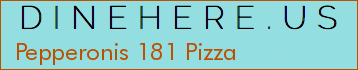 Pepperonis 181 Pizza