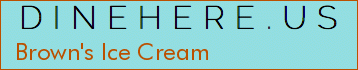 Brown's Ice Cream