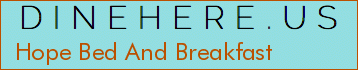 Hope Bed And Breakfast