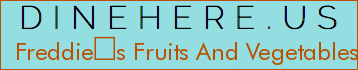Freddies Fruits And Vegetables