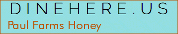 Paul Farms Honey