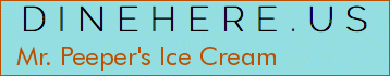 Mr. Peeper's Ice Cream
