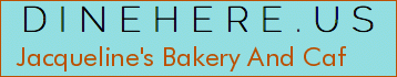 Jacqueline's Bakery And Caf
