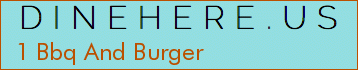 1 Bbq And Burger
