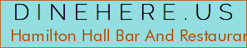 Hamilton Hall Bar And Restaurant
