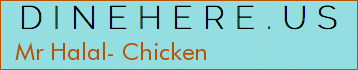 Mr Halal- Chicken