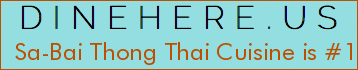 Sa-Bai Thong Thai Cuisine