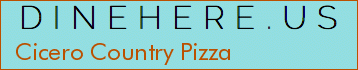 Cicero Country Pizza