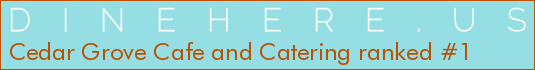 Cedar Grove Cafe and Catering