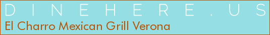 El Charro Mexican Grill Verona
