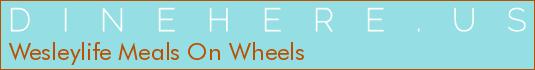 Wesleylife Meals On Wheels