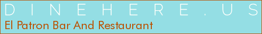 El Patron Bar And Restaurant