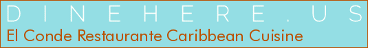 El Conde Restaurante Caribbean Cuisine
