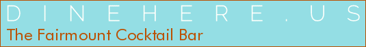 The Fairmount Cocktail Bar