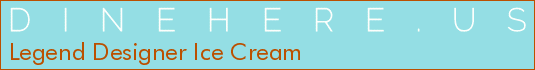 Legend Designer Ice Cream