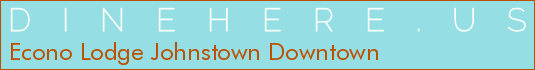 Econo Lodge Johnstown Downtown
