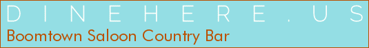Boomtown Saloon Country Bar