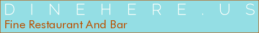 Fine Restaurant And Bar