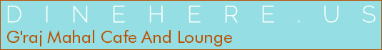 G'raj Mahal Cafe And Lounge