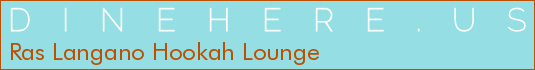 Ras Langano Hookah Lounge