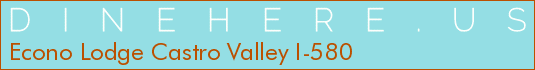 Econo Lodge Castro Valley I-580
