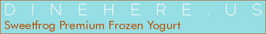 Sweetfrog Premium Frozen Yogurt