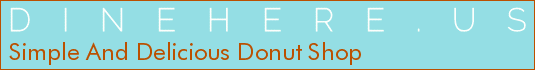 Simple And Delicious Donut Shop