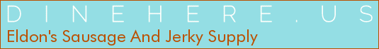 Eldon's Sausage And Jerky Supply