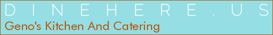 Geno's Kitchen And Catering