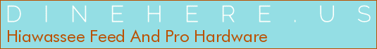 Hiawassee Feed And Pro Hardware
