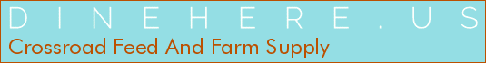 Crossroad Feed And Farm Supply