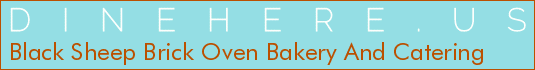Black Sheep Brick Oven Bakery And Catering