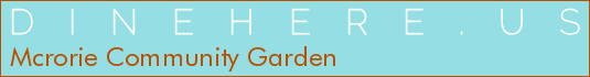 Mcrorie Community Garden