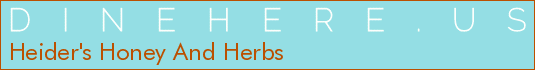 Heider's Honey And Herbs