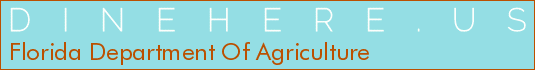 Florida Department Of Agriculture