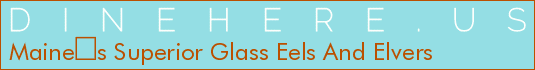 Maines Superior Glass Eels And Elvers