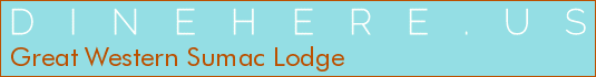 Great Western Sumac Lodge
