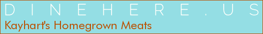 Kayhart's Homegrown Meats