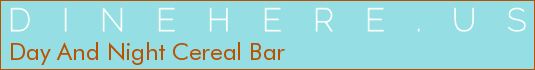 Day And Night Cereal Bar