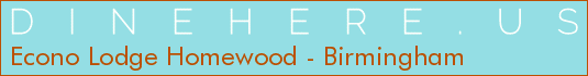 Econo Lodge Homewood - Birmingham
