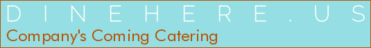 Company's Coming Catering