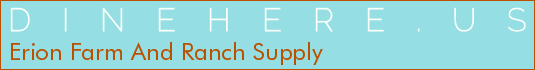 Erion Farm And Ranch Supply