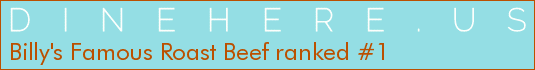 Billy's Famous Roast Beef