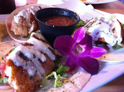 Try our famous Fish Tacos! Customizable for your tastebuds