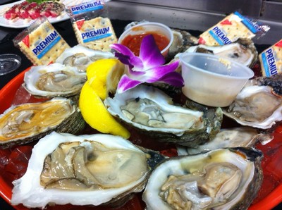 Fresh, raw oysters are our specialty!